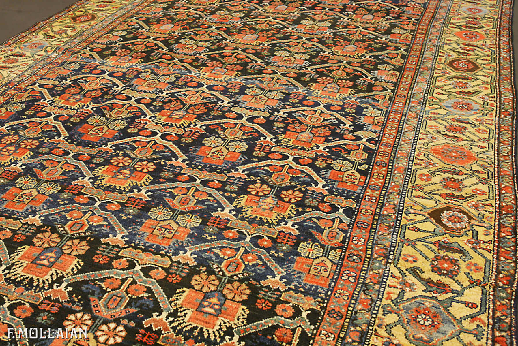 Tapis Persan Antique Malayer n°:73228738